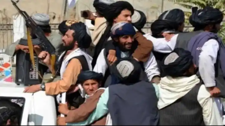 The Taliban fighters