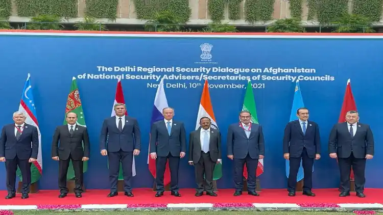 National Security Officers of India and seven other Countries attending the Delhi  Regional Security meet on Afghanistan