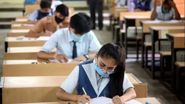 Students attend class after reopening of school