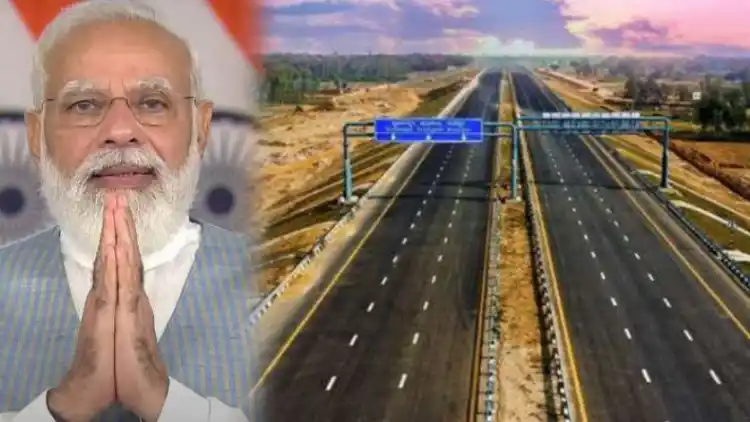 Prime Minister Narendra Modi inaugurated the Purvanchal Expressway at Karwal Kheri