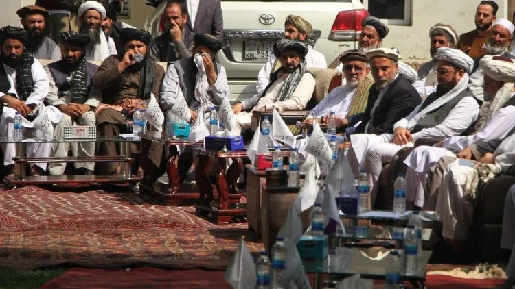 Members of the acting government of Taliban