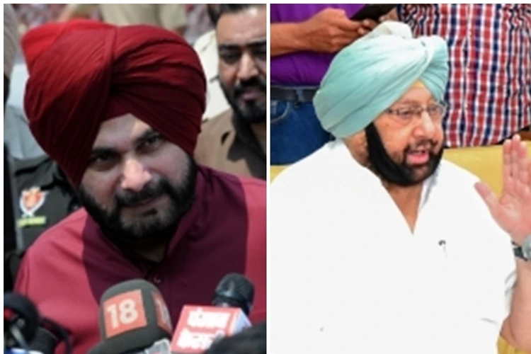 Navjot Sidhu & Amarinder Singh