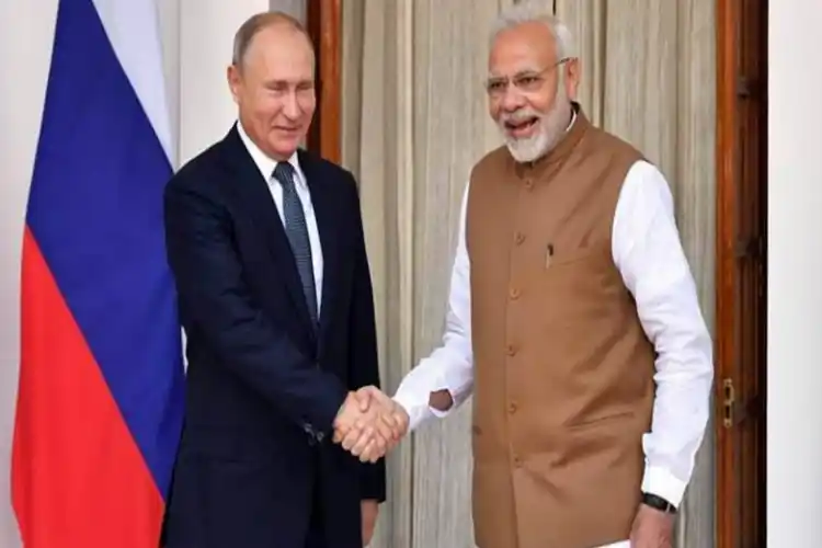 Russian President Vladimir Putin and PM Narendra Modi