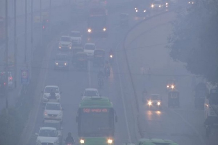 Delhi wakes up to a foggy morning