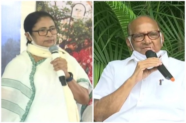 Mamta Banerjee and Sharad Pawar