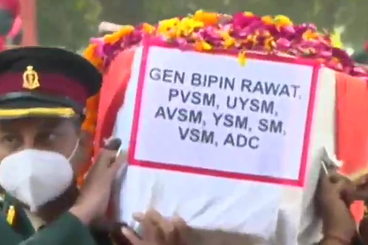 CDS Bipin Rawat laid to rest with state honours