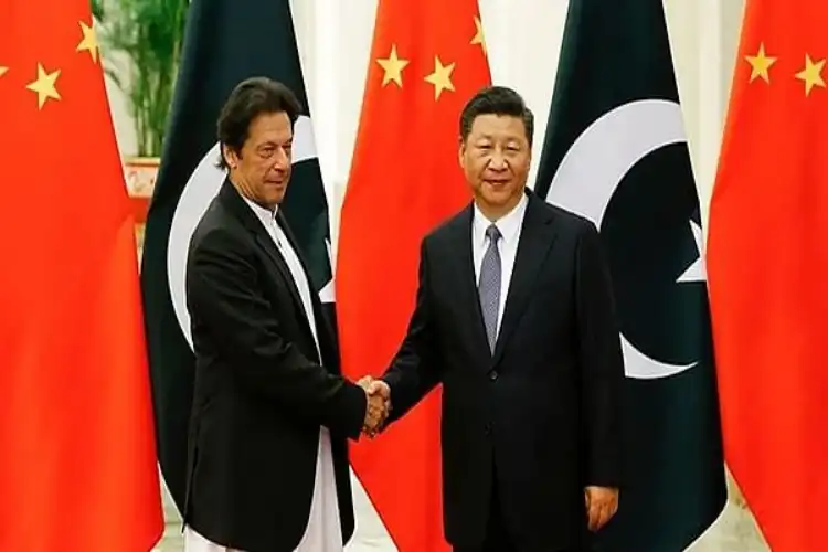 Imran Khan meeting Chinese premier Xi Jinping