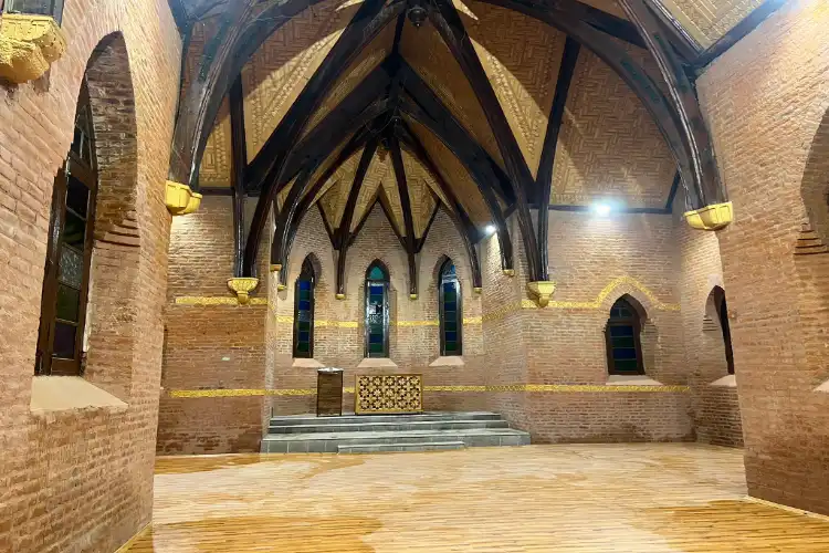 Inside of the St Lukes Church in Srinagar