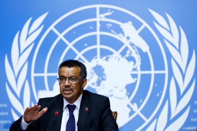 WHO director-general Tedros Adhanom Ghebreyesus