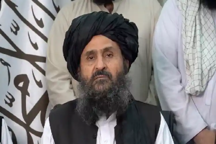 Taliban leader and Afghanistan's Deputy Prime Minister Mullah Baradar.