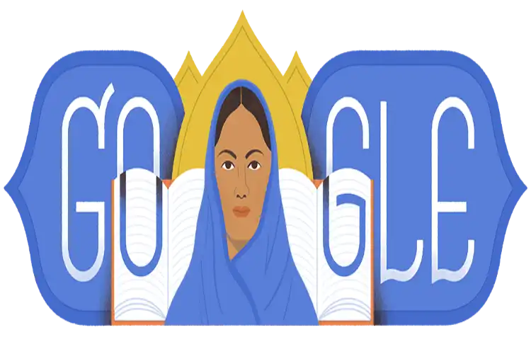 Doodle of Fatima Sheikh issued by Google