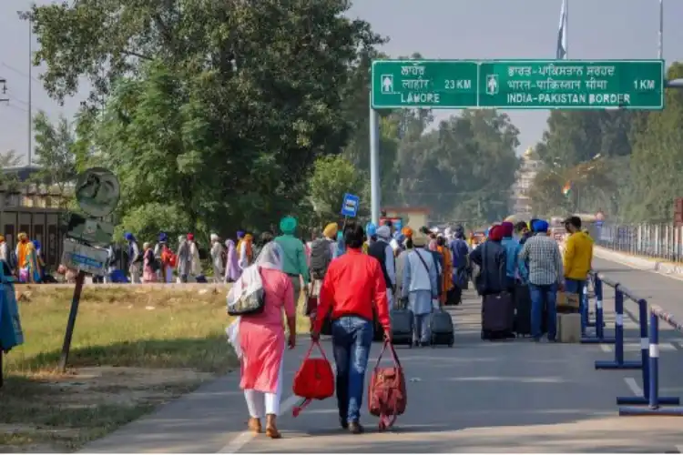 India-Pakistan border (Representational image)