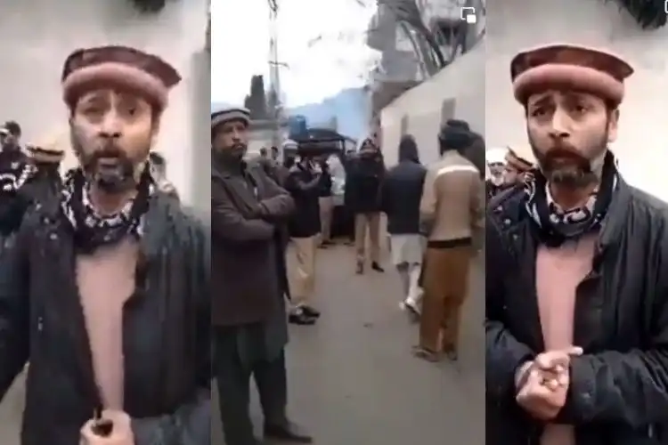 Malik Waseem in the viral video