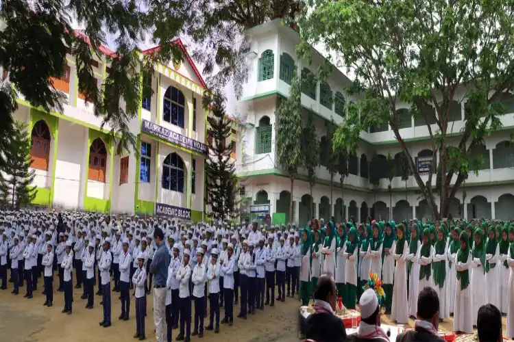 Girls in a school in Assam