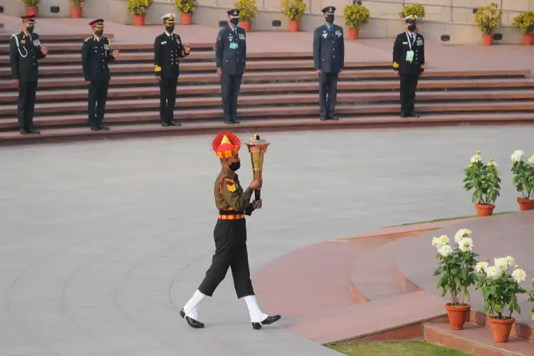 Amar Jawan Jyoti being shifted to National War Memorial