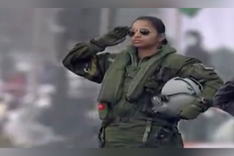 Flt Lt Shivangi Singh was part of IAF's tableau