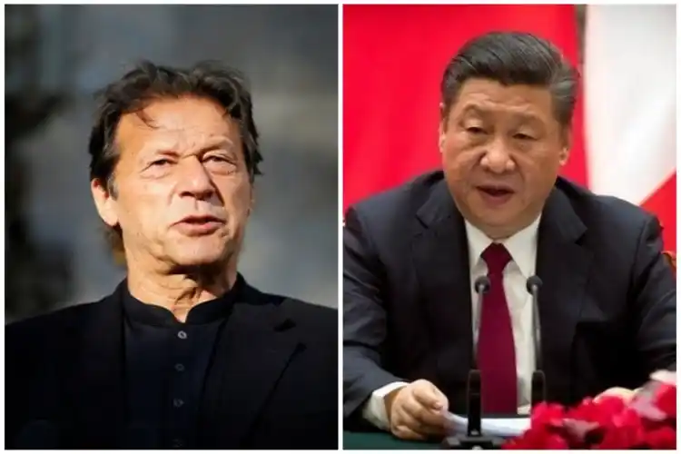 Pakistani Prime Minister Imran Khan and Chinese President Xi Jinping