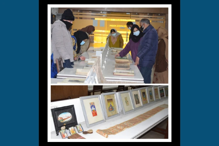 An exhibition held at the newly constructed SPS library