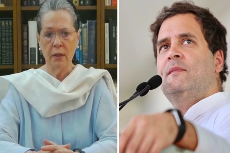 Sonia Gandhi and Rahul Gandhi (coutesy: ians)