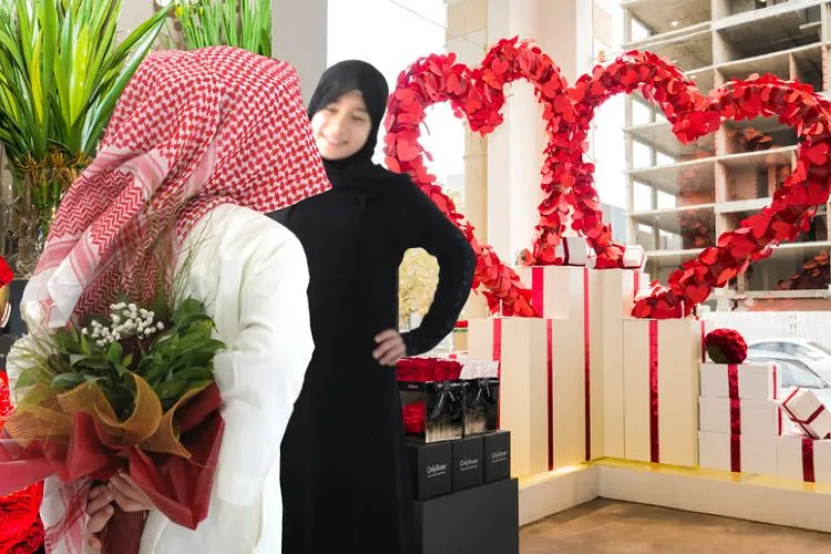 Valentine day celebrations in Saudi Arabia