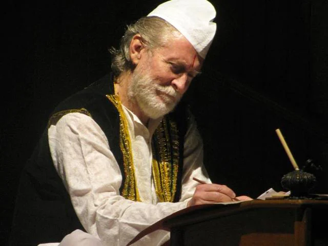 Tom Alter as Tafta in the play Ghalib Ke Khat based upon letters wrote by the poet himself