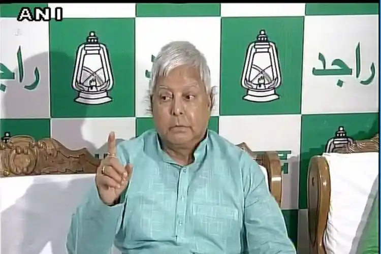 Former Bihar CM Lalu Prasad Yadav.