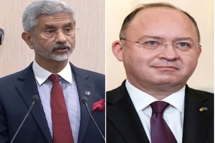 EAM S Jaishankar, Romanian Foreign Minister Bogdan Aurescu 