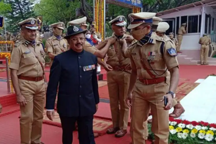 National Security Adviser Ajit Doval at the Passing out Parade of the National Police Academy