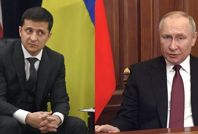 Volodymyr Zelenskyy, Vladimir Putin