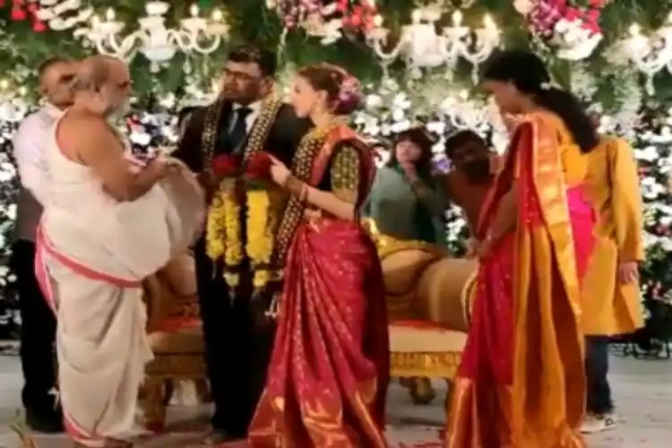 Prateek and Lyubov getting married in Hyderabad