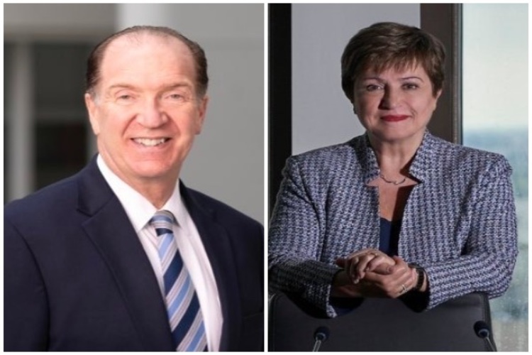 World Bank Group President David Malpas, IMF’s MD Kristalina Georgieva