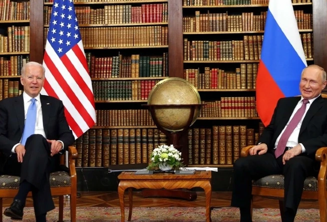 US President Joe Biden, Russian President Vladimir Putin