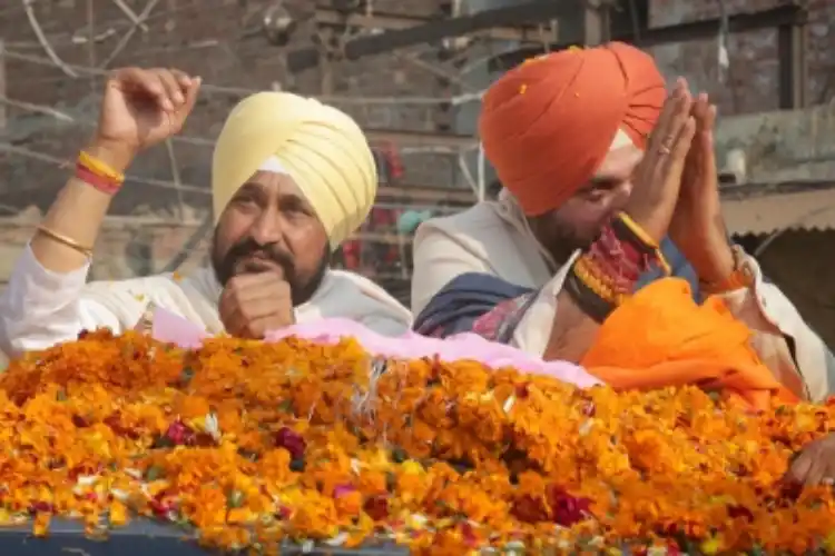 Punjab Chief Minister Charanjit Singh Channi and Navjot Singh Sidhu were both trailing.