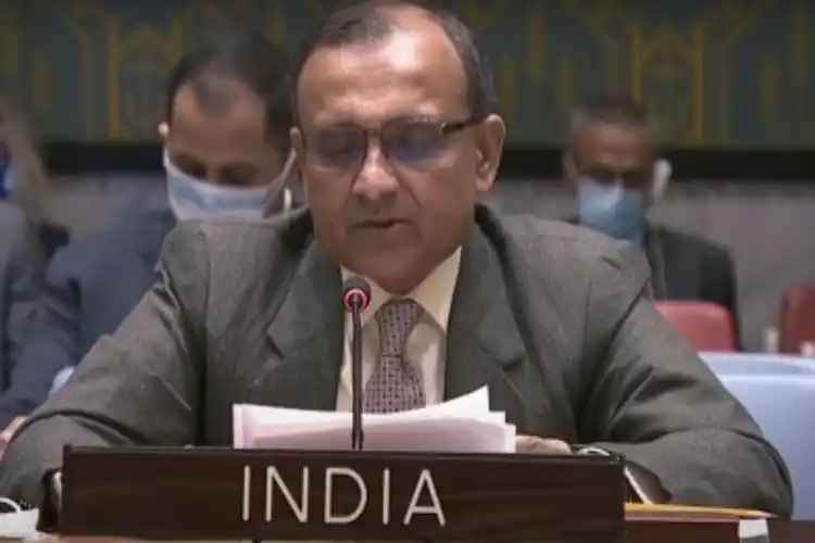India's Permanent Representative to the United Nations T.S. Tirumurti