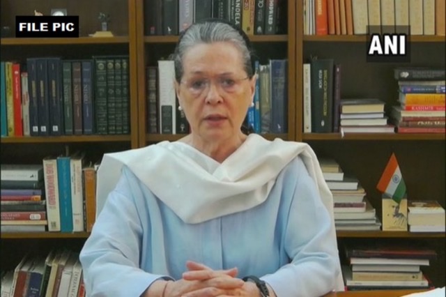Sonia Gandhi, working president of Congress (file photo)