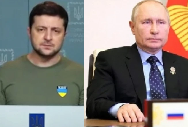 Volodymyr Zelenskyy, Vladimir Putin