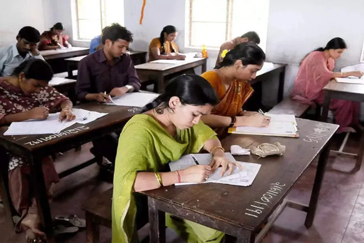 Students writing test (representational Picture)