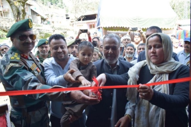 Inauguration of the Walnut processing plant at Karnah