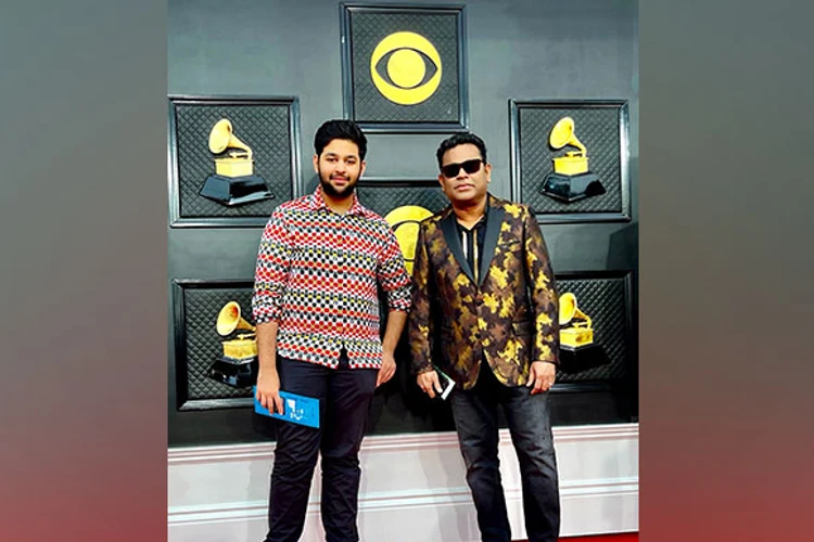 AR Rahman with his son Ameen