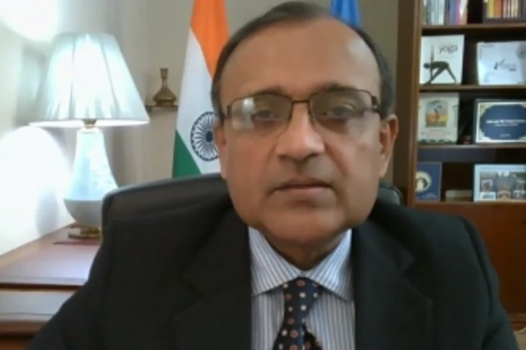  India's Permanent Representative to the United Nations T.S. Tirumurti