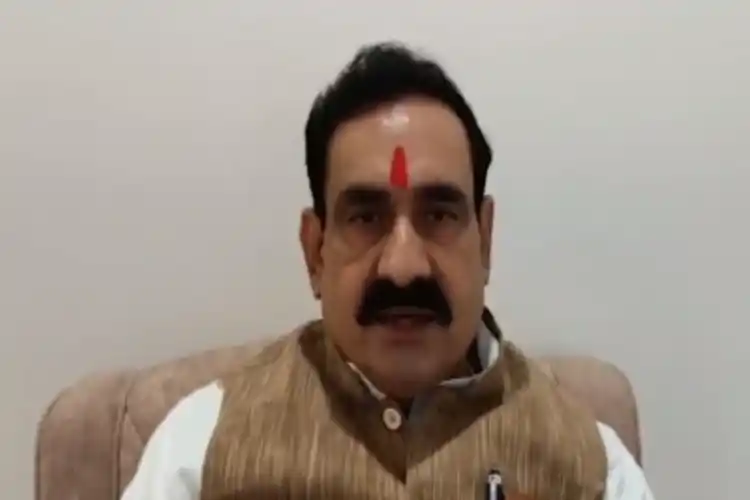 Madhya Pradesh Home Minister Narottam Mishra.