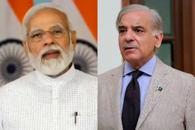 Narendra Modi and Shahbaz Sharif