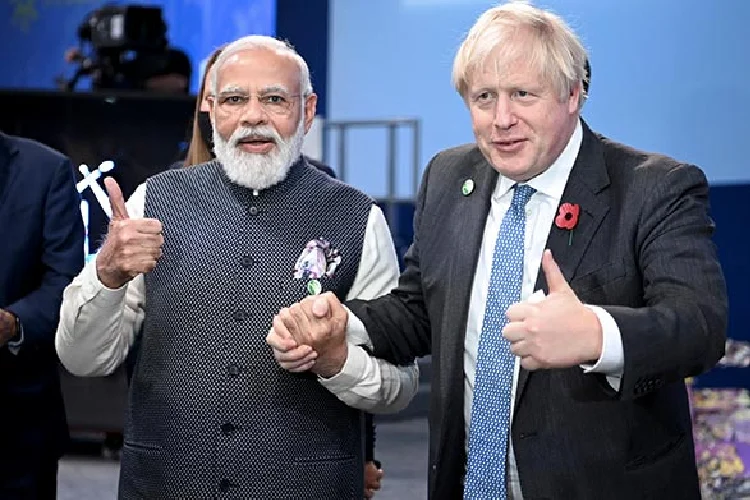 Narendra Modi, Boris Johnson