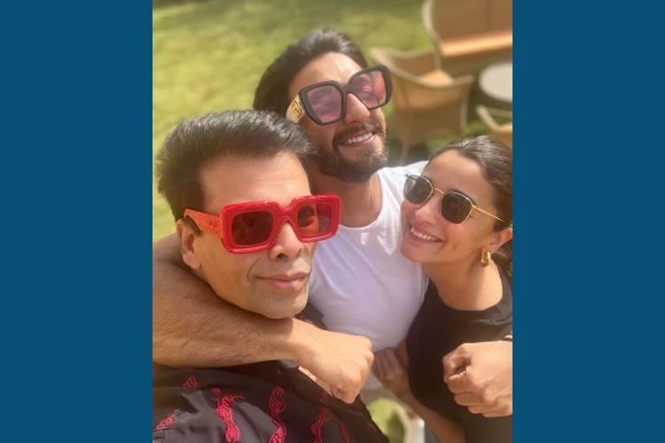 Karan Johar, Ranveer Singh, Alia Bhatt