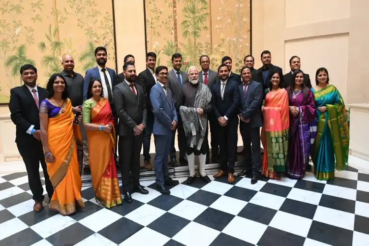 Prime Minister with the Indian diaspora in Berlin (Twitter)