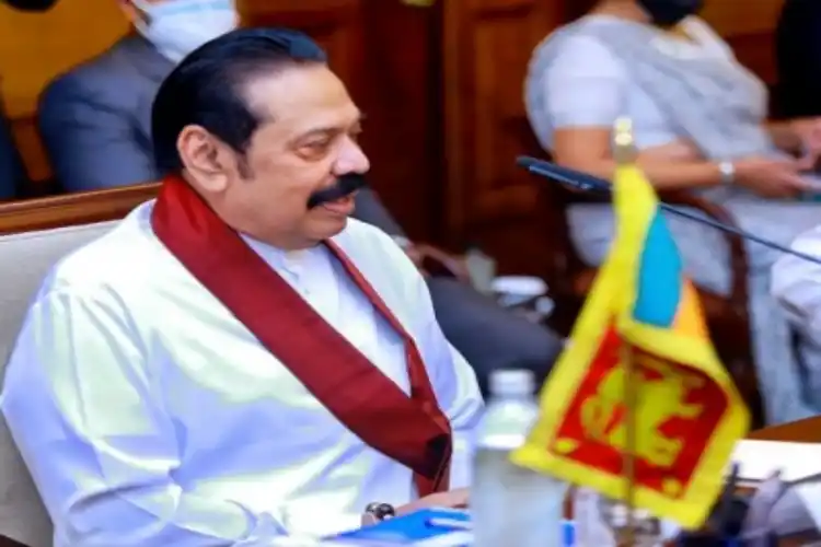Former Sri Lankan Prime Minister Mahinda Rajapaksha