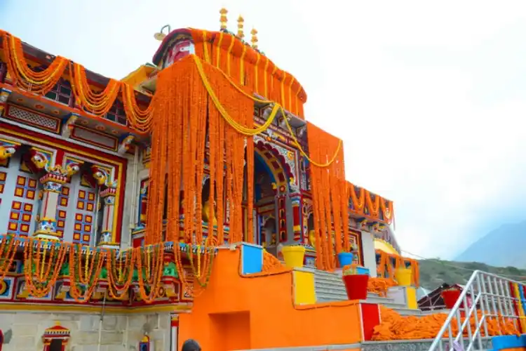 Badrinath Dham in Uttarakhand.