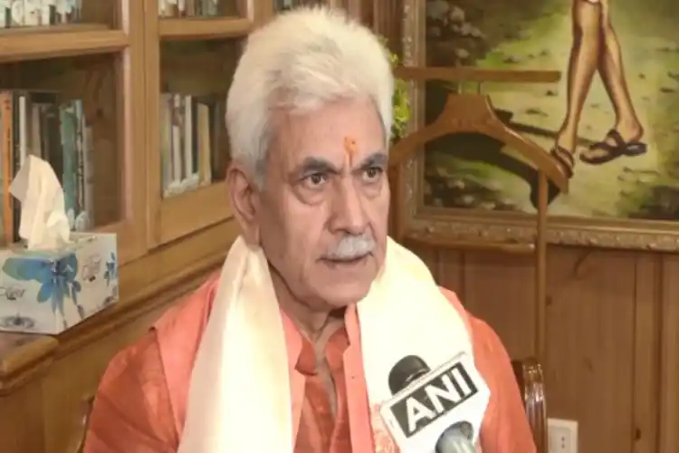 Jammu and Kashmir Lieutenant Governor Manoj Sinha. 