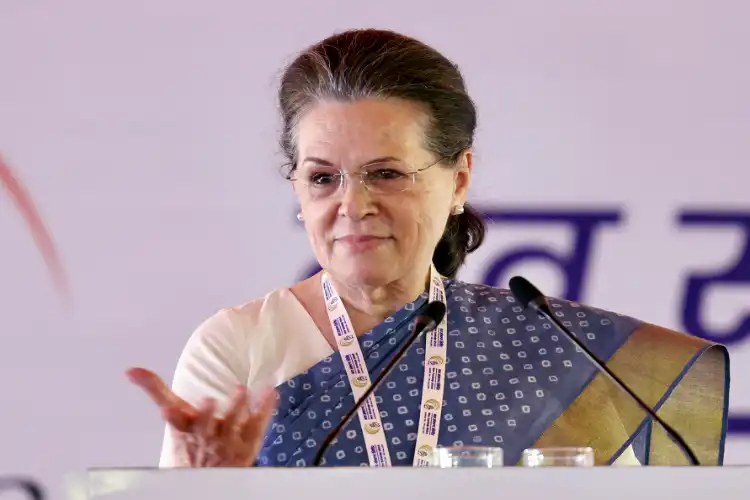 Sonia Gandhi at Chintav Shivar, Udiapur0