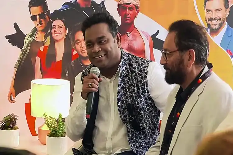 Music maestro A R Rehman speaking at the Cannes